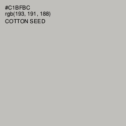 #C1BFBC - Cotton Seed Color Image